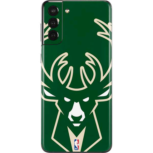 NBA Milwaukee Bucks Large Logo Galaxy S21 Plus 5G Skin